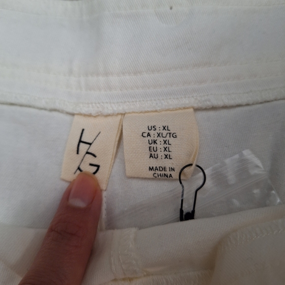 NWT Happily Grey Cream Trouser Size XL - Picture 5 of 15